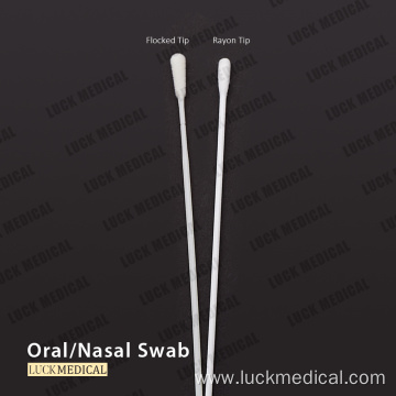 Disposable Cell collection Swab Flocked Rayon Tip